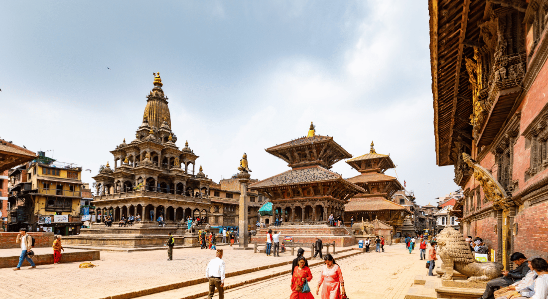 Kathmandu Valley heritage and mountain views